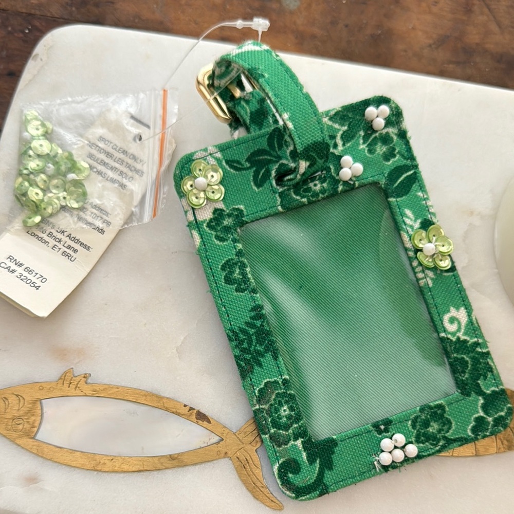 NWT Anthropologie luggage tags